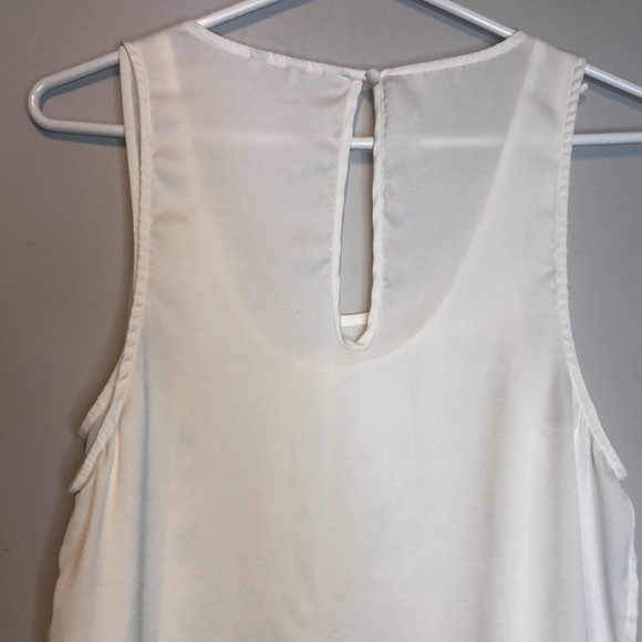 GUESS Layered High Low Chiffon Tank, size Small - Picture 6 of 10